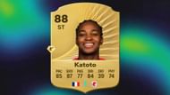 Marie Katoto is an amazing striker in the game (Image via EA Sports)